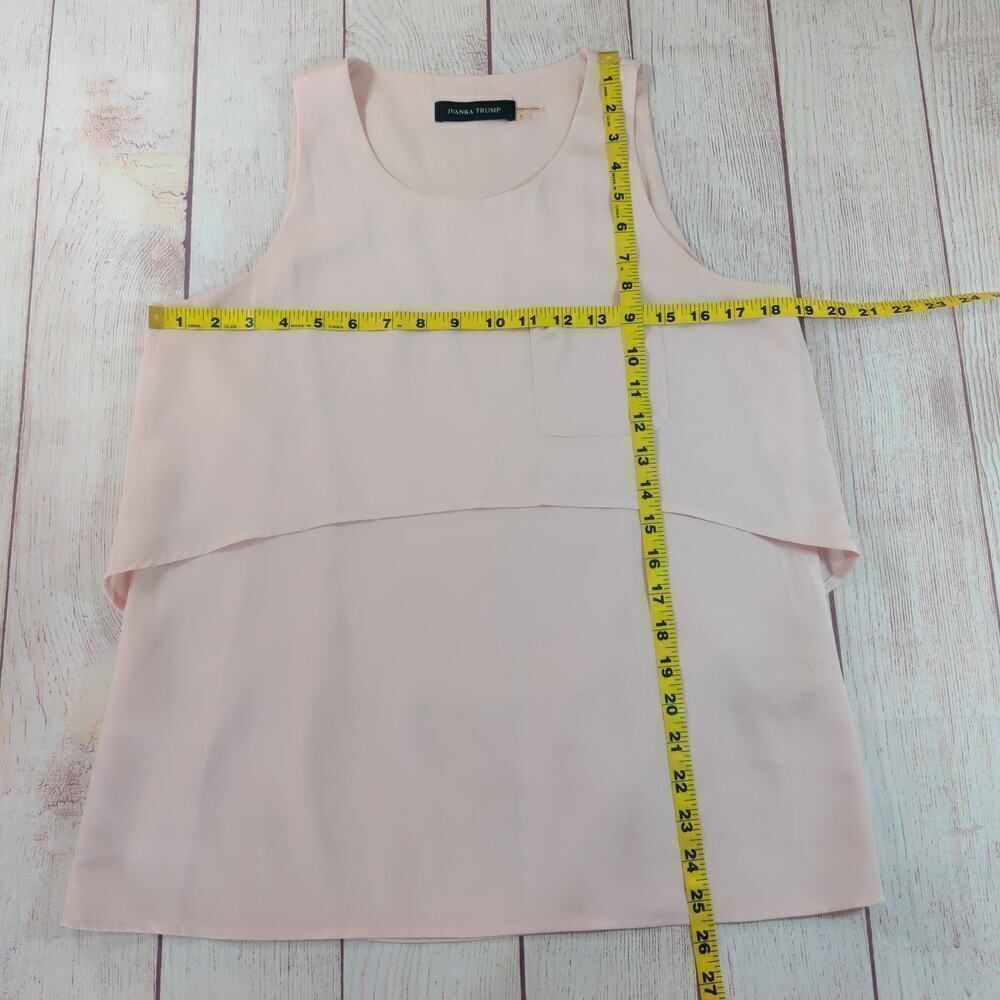 Ivanka Trump dressy layered sleeveless top sz S - Picture 6 of 8